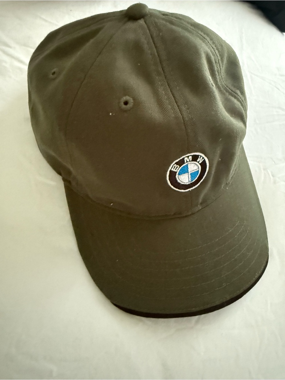 BMW Olive Green Logo Baseball Hat